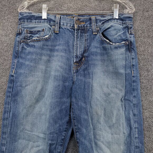 American Eagle Men's Jeans Blue 30x30 Relaxed Straight Fit Denim 5 Pockets - Picture 3 of 13